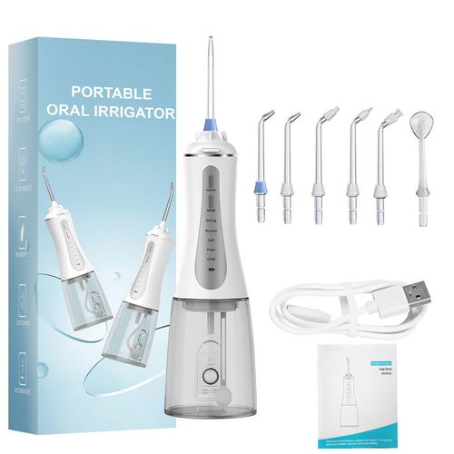 Rechargeable Portable Mini Flosser Machine Power Flossing Lager Tooth Flusher Oral Flossers Tank Air Cordless Water Teeth Pick
