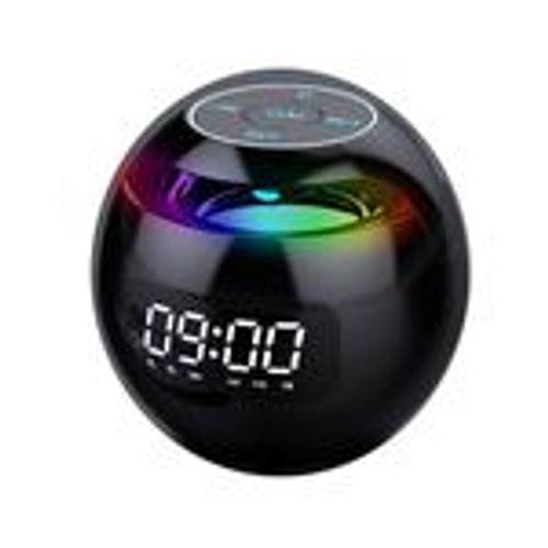 Mini Bluetooth Speaker with LED Display Alarm Clock
