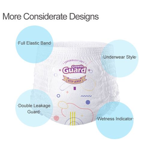 Cotton Baby Diapers Soft Pull-Up Training Pants with Magic