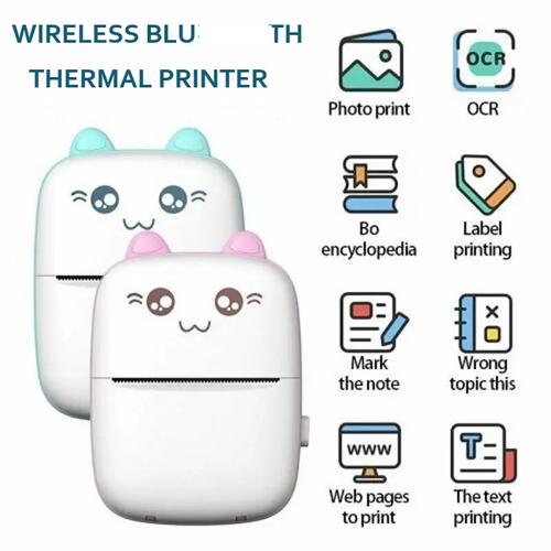 Portable C9 Label Mobile Thermal Printer Stationary Accessories Photo Wireless Ble4.0 Printer Mini Pocket Thermal Recipt Printer