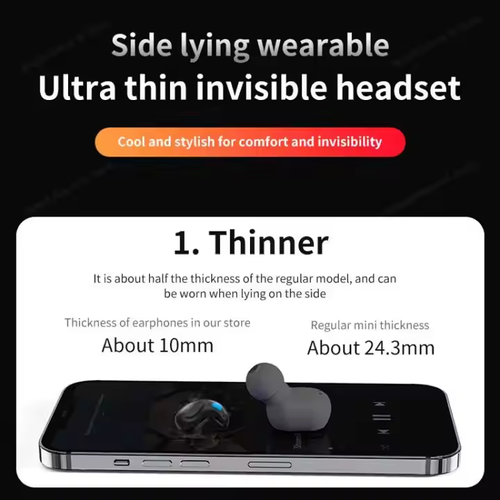 Factory Latest 2023 NEW X55 Sleep Earbuds Invisible Mini TWS Wireless BT Headset Stereo Waterproof In-Ear Headphones