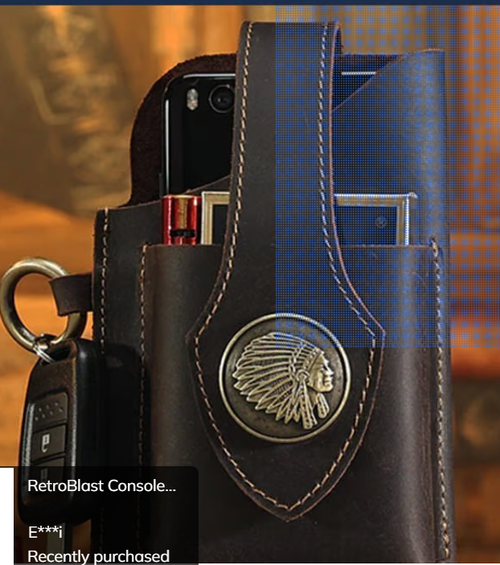 Multifunctional Leather Mobile Phone Bag