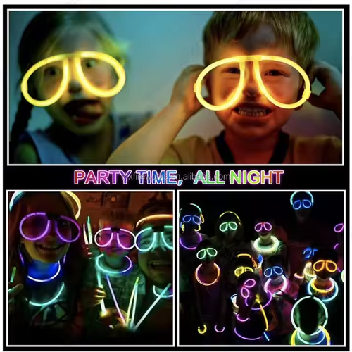 🔥Hot Sale Buy 100 Get 100 Free🔥 Party Fluorescence Light Glow Sticks Bracelets Necklaces Neon for Wedding Party Glow Sticks Colorful Glow Stick