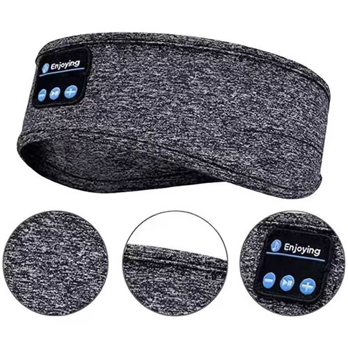 Wireless Sleeping Headphones Sports Headband Thin Soft Elastic Comfortable Wireless Music Earphones Eye Mask for Side Sleeper