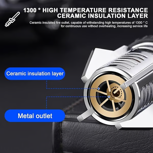 💥Camping Outdoor Windproof Straight Flame Lighter🔥🔥🔥High temperature welding