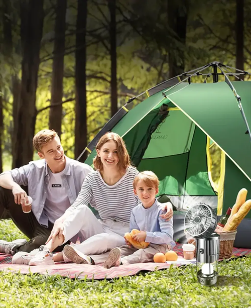 🔥🎁Hot Sale 49% OFF🎁🔥5-In-1 Portable LED Camping Lantern With Fan