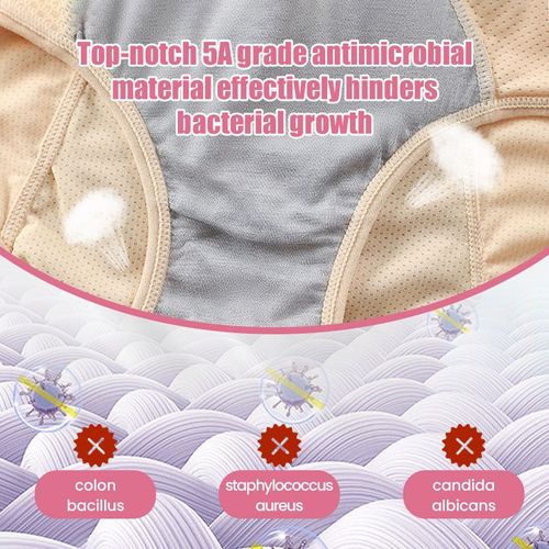 🎁BUY 1 GET 3 FREE🌸Women's Ultra Soft Cotton Leak Proof Menstrual Period Briefs