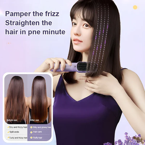 💥Limited time 49% off🔥Portable Cordless Mini Hair Straightening Comb