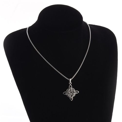Celtic Knot Necklace Lucky Protection Amulet Unisex Everyday Wear Gift