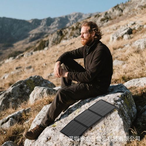 30W Foldable Solar Panel with ETFE Coating, IP67 Waterproof Portable Solar Charger, USB+Type-C PD Output for Phone, Power Bank, Camping & Emergency