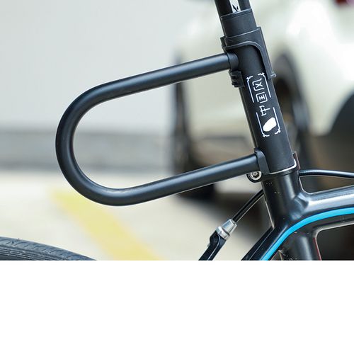 WEST BIKING Chinese Style U-shaped Bicycle Lock Popular Custom Security Anti Theft Bike U Lock With 2 Keys Password Alloy Lock Outdoor Cycling Accessories