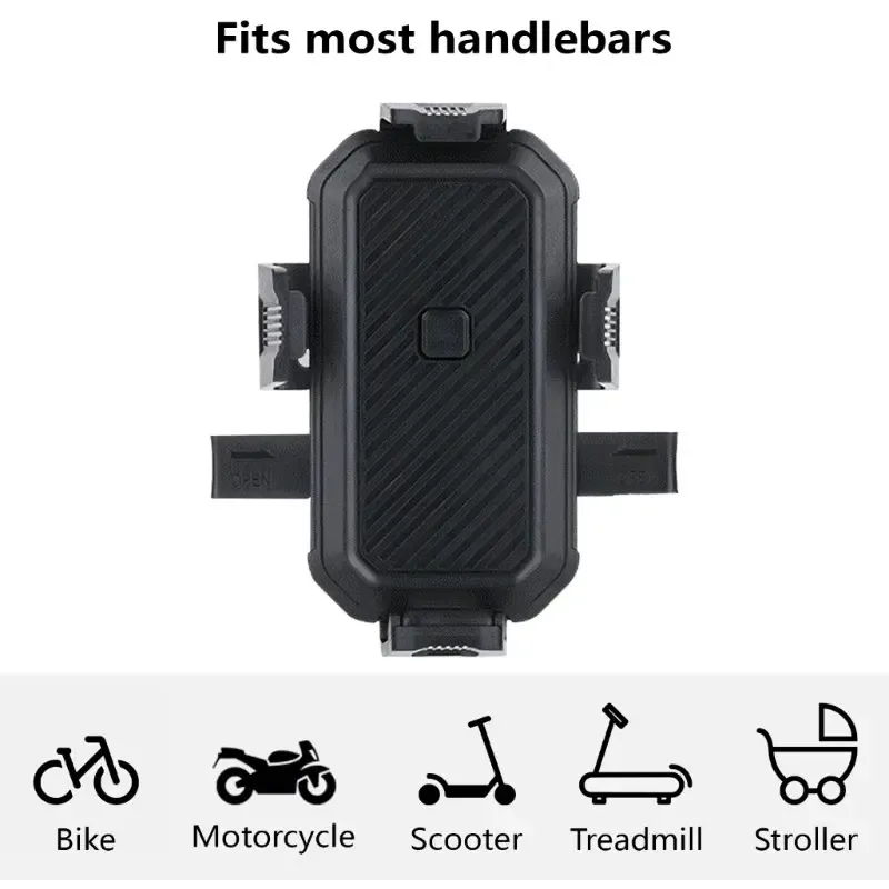 Universal 360° Rotatable Bike and Motorcycle Phone Holder, Suitable for 4.7-6.8 Inch Smartphones,Suitable for Mountain Bikes,Essential for Outdoor Cycling,Bike,Electric Bike,Navigation Stand Adjustable Accessories Waterproof Installation Grip Cellphone