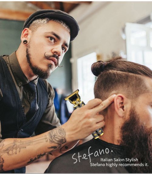 Vintage Bronze Dragon 3-in-1 Cordless Grooming Kit for Men - Rechargeable Hair Clipper, Rotary Shaver & Nose Trimmer, 60+ Mins Runtime, USB-C Fast Charge, Washable Blades