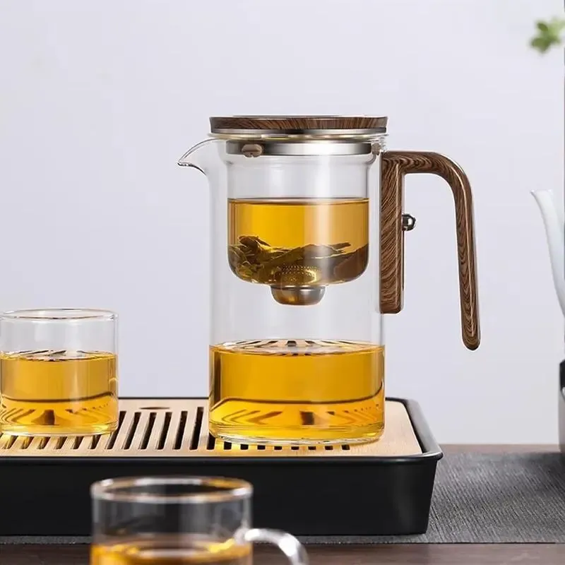 Bule de Chá Encantado, Mágica Feitiçaria, Bule de Vidro Encantado com Coador -800ML Bule de vidro de chávena Conjunto mágico de água Mágica Tampa de Borosilicato