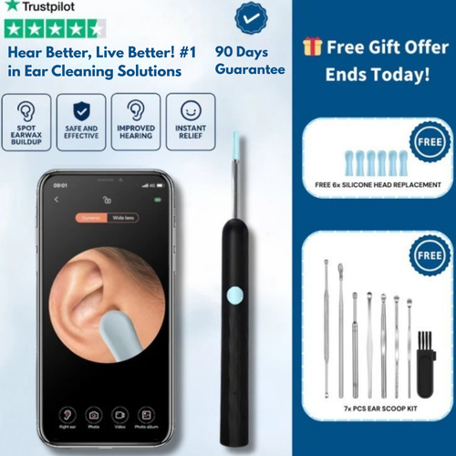 Visual ear pick with endoscope, high-definition intelligent, children's luminous ear cleaning