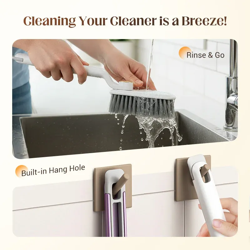 🔥LAST DAY SALE-50% OFF🎁3-In-1 Multi-Function Rotating Crevice Cleaning Brush