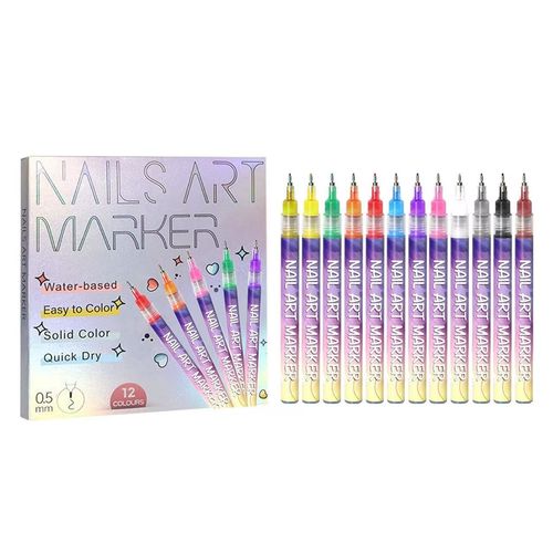 🔥Last Day 49%OFF🎨12 Colors Nail Art Pens Set