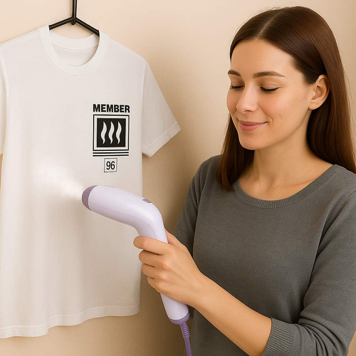 Portable clothing steam iron