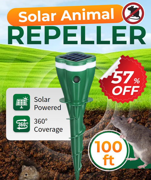 The Beast Repellent Solar Warning Light