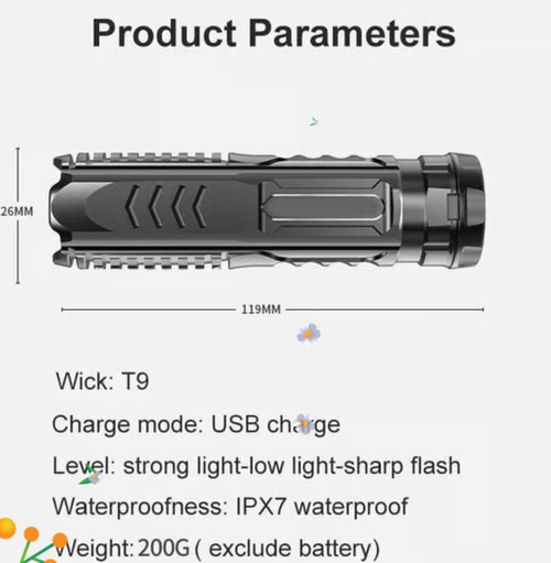 🔥Last Day 50% OFF-Multifunctional Rechargeable Flashlight