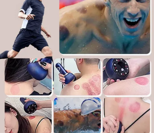 ⌛Electric Cupping Therapy Massager & Meridian Brush Set