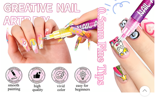 🔥Last Day 49%OFF🎨12 Colors Nail Art Pens Set