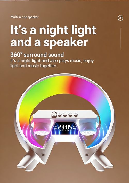 5-in-1 Multifunctional Design.RGB Night Light with 256 Color Changes Fast Wireless Charging Phone Bedside Lamp Ambient Lighting Speaker Alarm Clock Timer Desktop Decor Smart Home for Samsung Sunrise Simulation Function Halloween & Christmas Gift, Bedroom Decor, Modern Lighting
