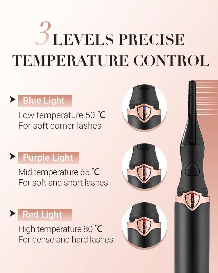 Heated Eyelash Curler for Quick Heating Curling