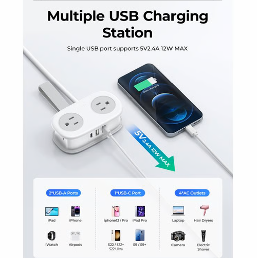 🎁🔥Travel Power Strip