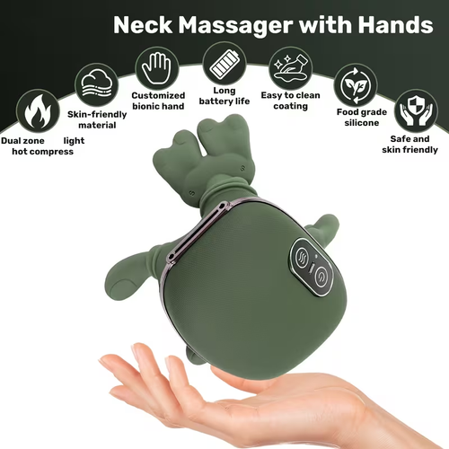 Sternocleidomastoid Muscle and Cervical Massager, Multi-functional USB Charging, Ideal for Christmas Gifts
