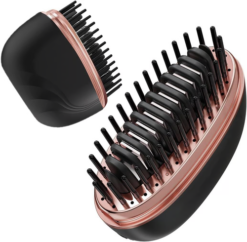 ✨ Mini Cordless Hair Straightener Comb for Bangs – Perfect for Travel & On-the-Go Styling!