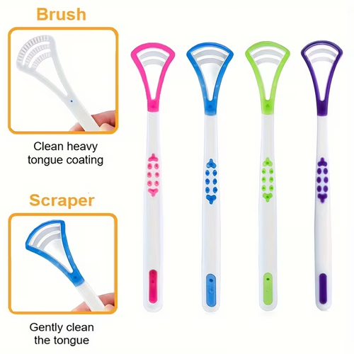 Tongue coating cleaning brush🤖🤖clean and improve bad breath, clean the mouth and freshen breath