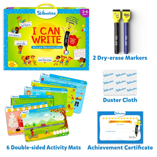 Wipe Activity Mats – Reusable Educational Toys