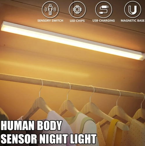 💡 Punch-free Smart Sensor Magnetic Rechargeable LED Lights