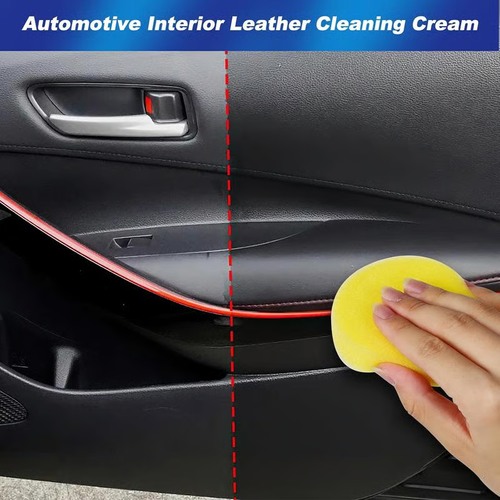 Car leather care cleaning cream