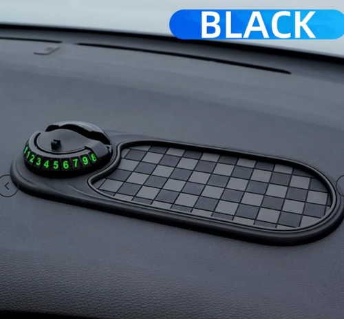 Multifunction Car Mat with Phone Holder Hidden Number Plate