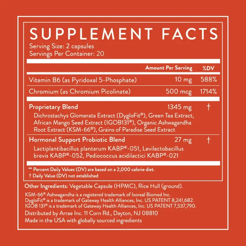 Arrae MB-1 | Natural Energy, Cholesterol, & Overall Health Support 20-Day Supply| Organic Nutrition Dietary Supplement Healthcare Vitamins Probiotic Blend Edible Fitness