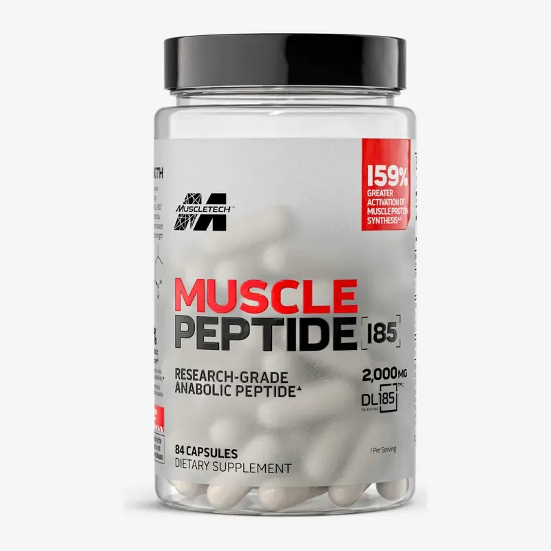 MuscleTech Leucine Peptide 185 - 84 Capsules (28 Servings)