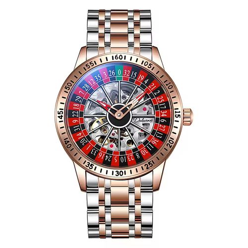 Apostar relógios novos negócios giratório watchmen waterproof esportes relógios moda mecânica homens