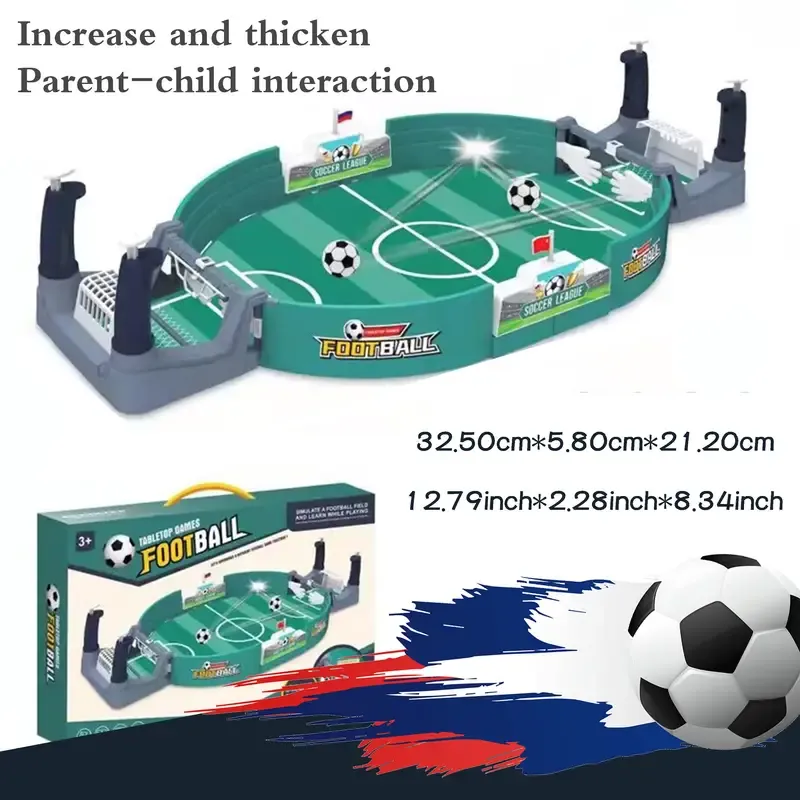 Promote Harmonious Family Relations, Children's Education, Table Football Two-player Battle Table, Educational Board Game Football Two-player Game The Best Gift For Children