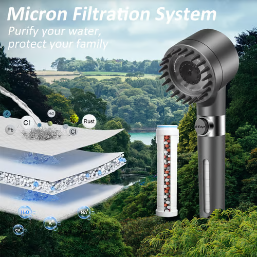 Turn every shower into a spa like experience with our premium shower head ✨
