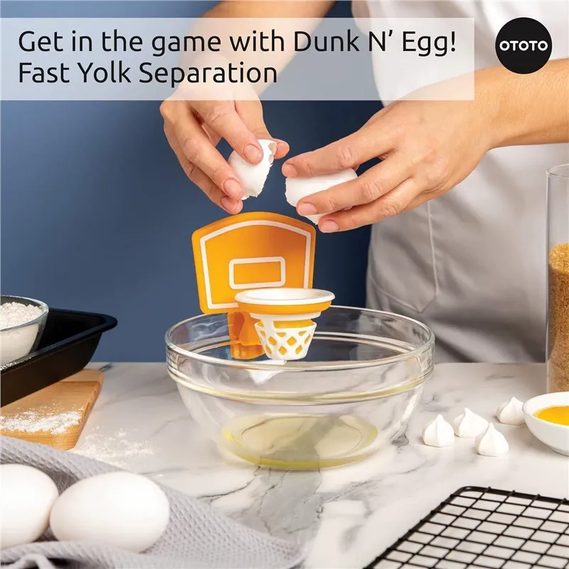 2025 new kitchen basketball hoop egg yolk separator kitchen