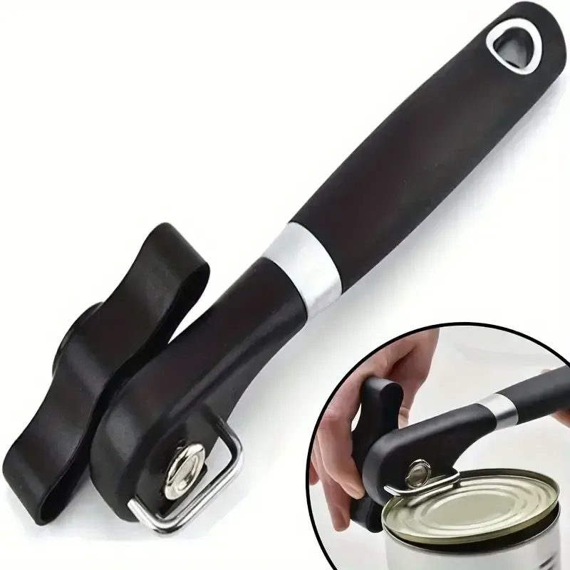 1pc Portable Manual Bottle Opener, Professional Safety Can Opener - Perfect For Kitchen Use