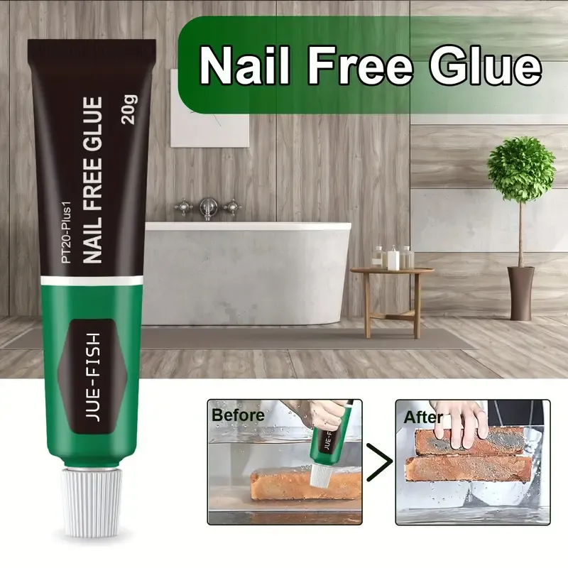 3pcs Nail Free Adhesive Strong Adhesion Metal Plastic Glass Adhesive Multi-functional Adhesive 20g