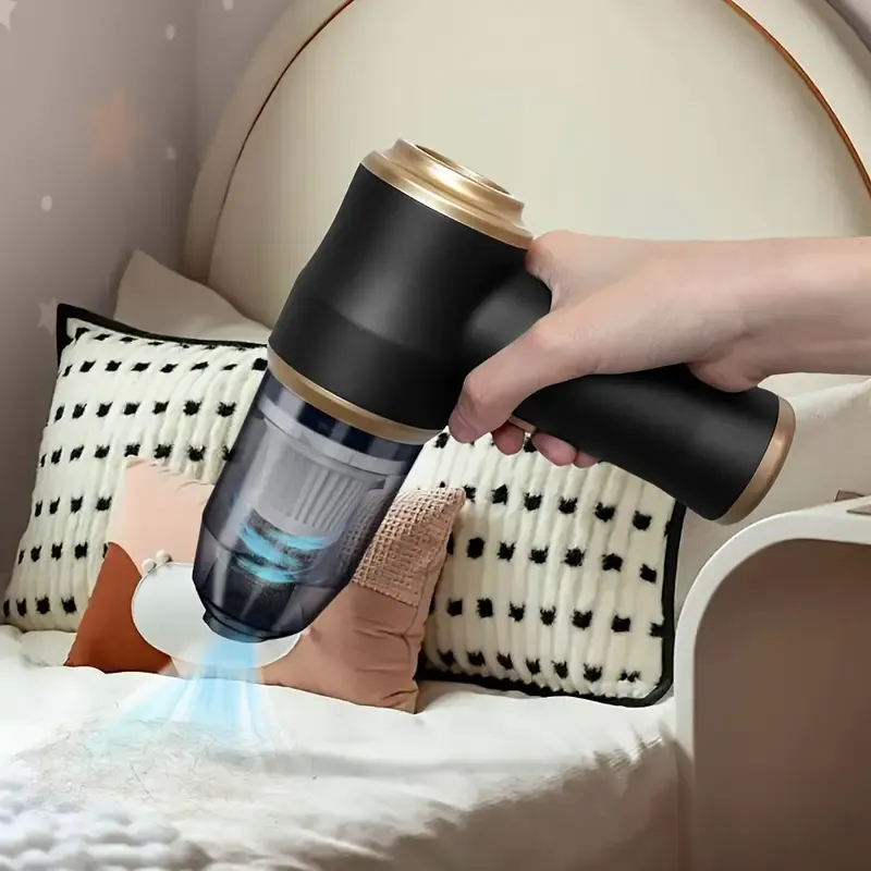 1pc Wireless Handheld 2IN1 Portable Vacuum Cleaner with Blowing Function for Home and Car Cleaning