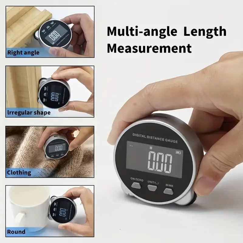 A Versatile Electronic Digital Display Roller Ruler For Measuring Various Functions Such As Curvature, Cylindrical Surface, Straight Surface, And Irregular Surface.