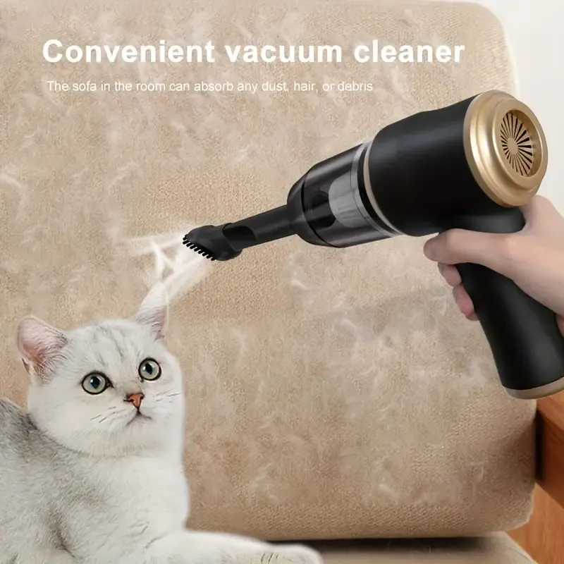 1pc Wireless Handheld 2IN1 Portable Vacuum Cleaner with Blowing Function for Home and Car Cleaning