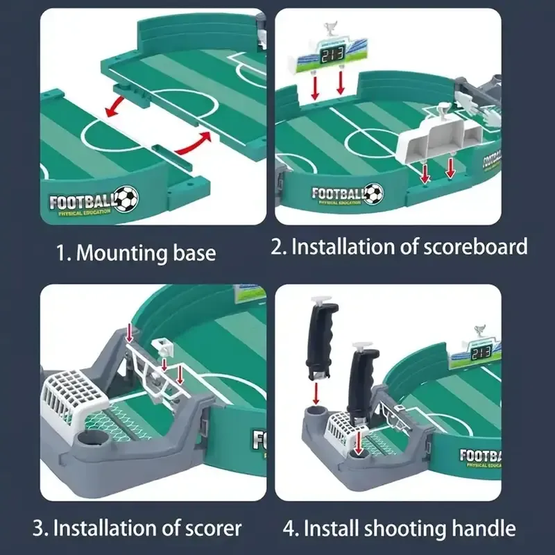 Promote Harmonious Family Relations, Children's Education, Table Football Two-player Battle Table, Educational Board Game Football Two-player Game The Best Gift For Children