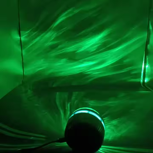 Water ripple lamp remote control vortex aurora starry sky projection lamp colorful nebula atmosphere lamp crystal magic ball night light