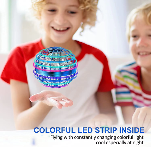 Spinning Ball, 1 Count Intelligent Sensing Ufo Floating Aircraft, Indoor & Outdoor Flying Toy